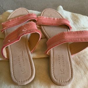 Lauren Conrad slip on sandals